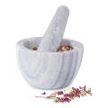 Unique Polished Mini Marble Mortar And Pestle